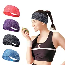 Повязка головная Для Йоги Спортивные Женские Спорт, бег, тренажерный зал повязка на голову головная повязка в виде чалмы Женская повязка на голову спортивные ободки для девочек 10