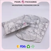 Мраморная печать мини-Подушка Коробка для украшения упаковки, логотип печать Подушка Коробка для подвески, ювелирные изделия, серьги и подарки