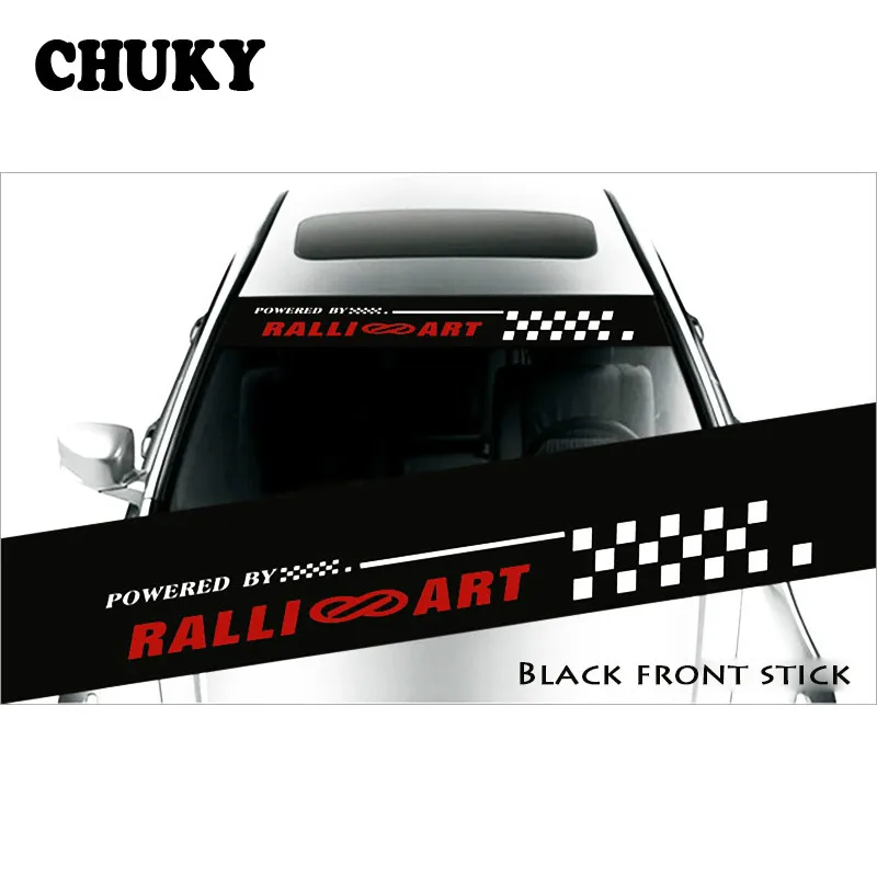 

Car Stickers Waterproof Front Windshield Sunshade Decal for Toyota Corolla Seat Leon Jeep Fiat Skoda Fabia Rapid Renault Duster