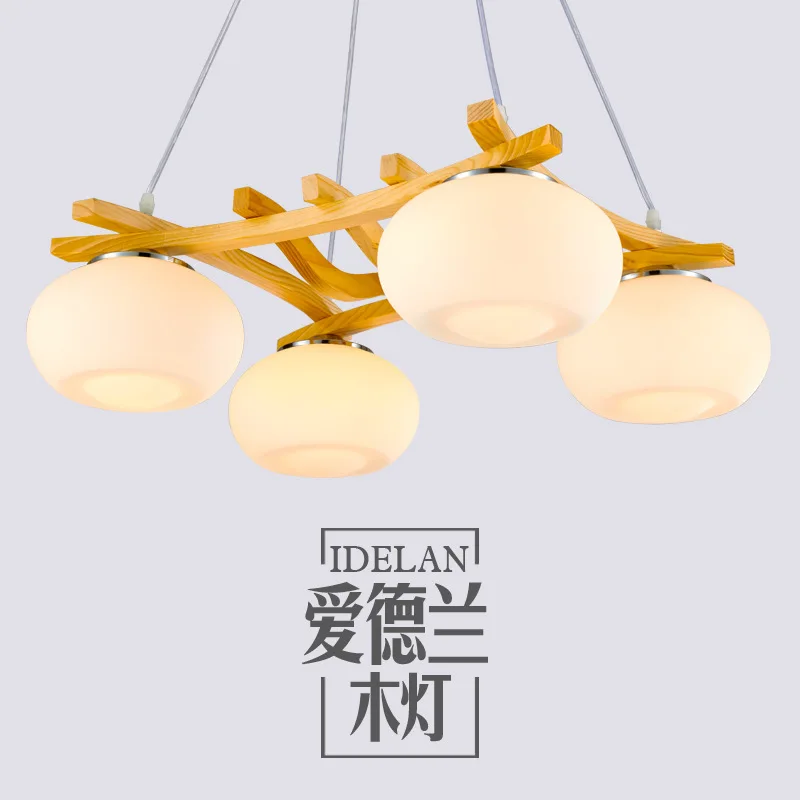 

room chandelier modern designer chandelier bedroom simple restaurant Nordic Japanese American style solid wood lamps