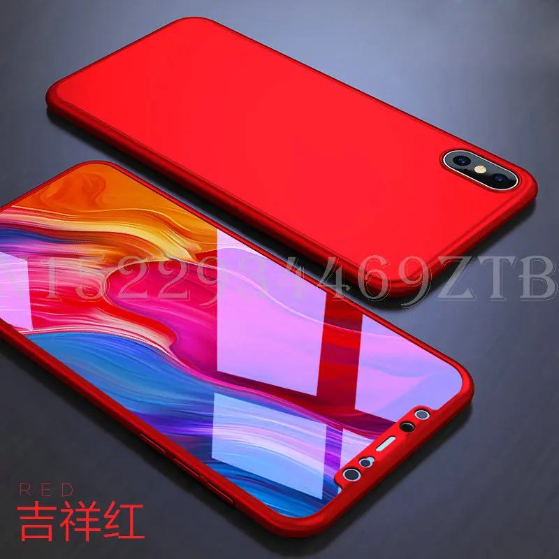 Чехлы для Huawei Y5 2019 с полным покрытием 360 градусов чехол закаленным стеклом Y 5
