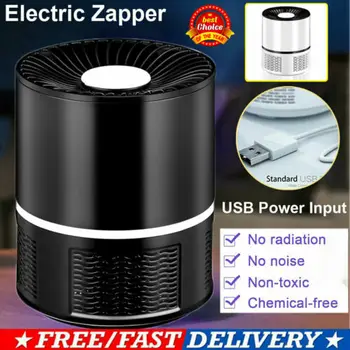 

USB Electronic Bug Insect Mosquito Killer Indoor Mosquito Trap Inhaled Lamp NEW