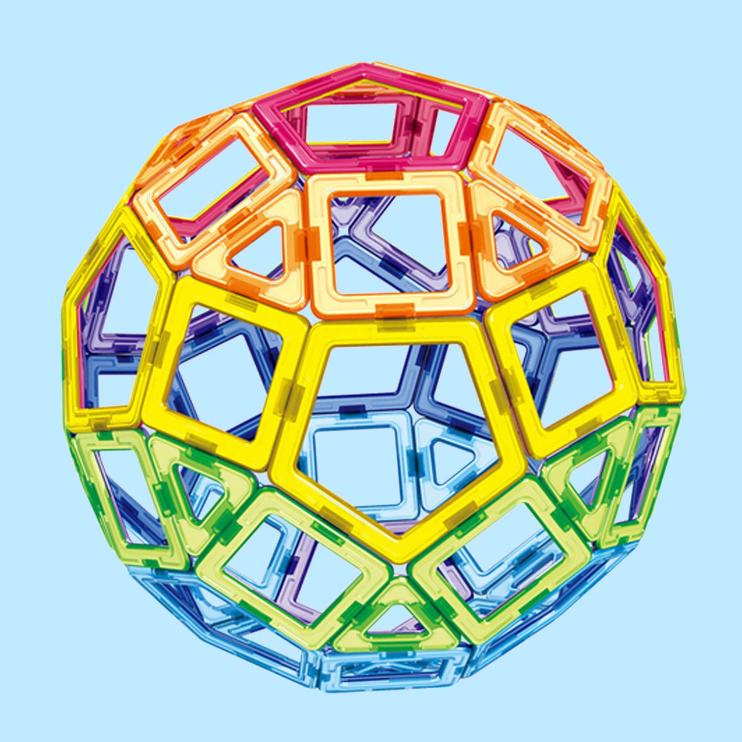 62 шт Пластиковые Треугольные квадратные пятиугольные магнитные строительные блоки для укладки кирпичей Строительные строительные Магнитные пазлы модель игрушки
