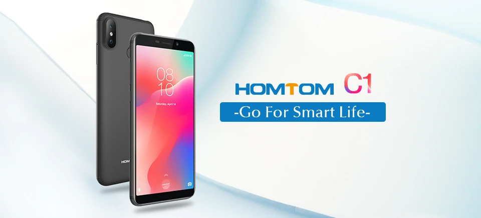 Original Global Version HOMTOM C1 Smartphone Android 8.1 Camera Fingerprint 16GB 5.5 Inch Mobile Phone Full Display 13MP 18:9 Di