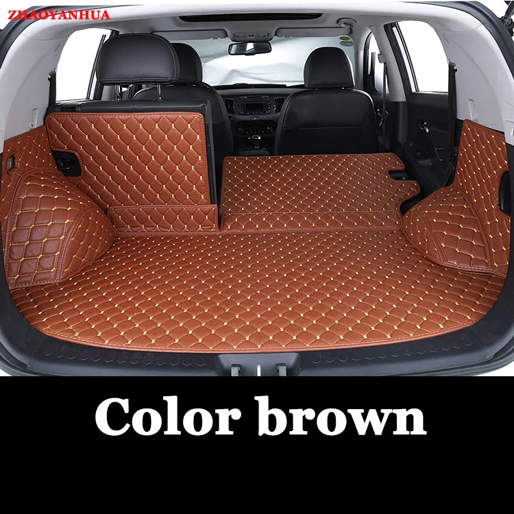 

Custom fit car trunk mat for Kia Sportage Sorento Optima K5 Forte Rio/K2 Cerato K3 Carens car styling carpet cargo liner