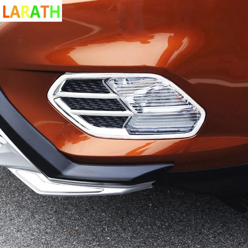 The New For Ford Kuga Escape 2017 ABS Chrome Front Fog light Lamp Cover