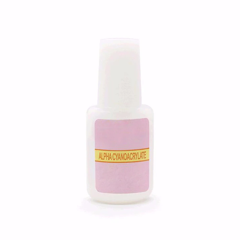 TOMTOSH 1 Pcs 10g BYB False Glue Nail Art Tips Glitter Acrylic Decoration with Brush false nail gel glue fake nails nail label - Image 7