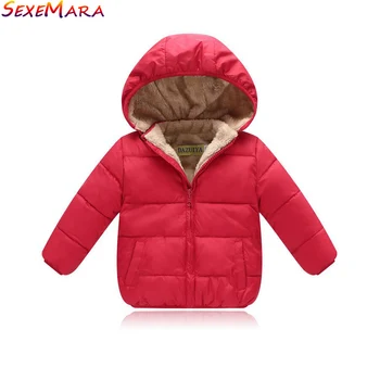 

2018 New Brand Hooded Kids Girls Boys Winter Coat Long Sleeve WindProof Children Fashion Warm Down Coat Outwear
