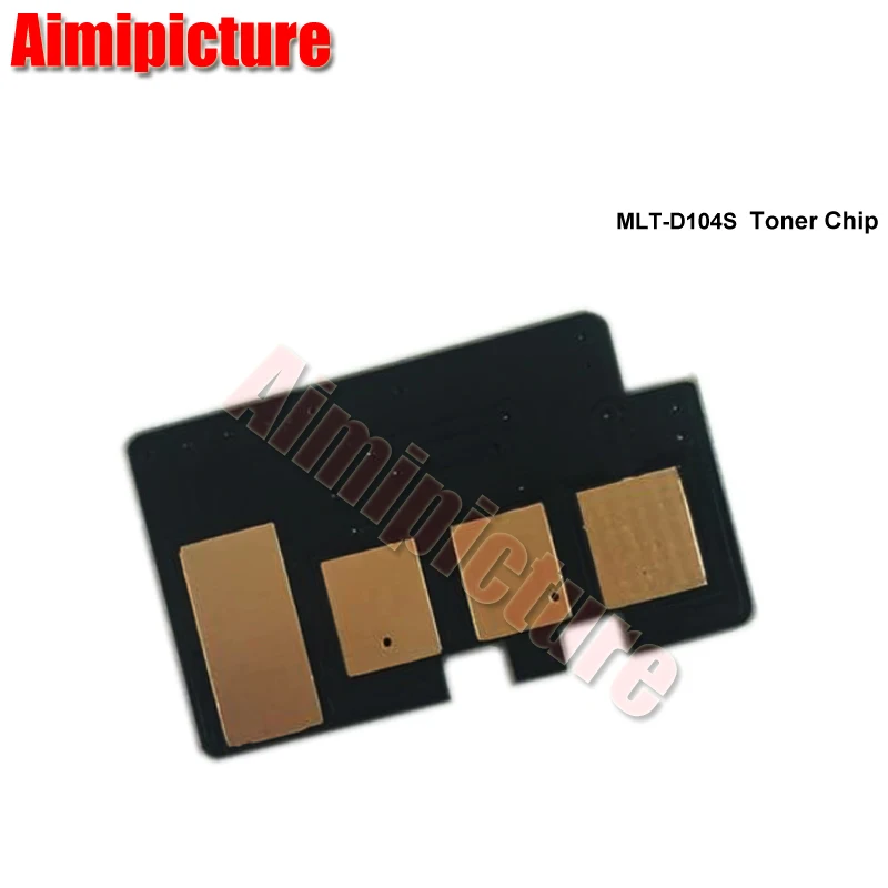 2PCS For Samsung ml 1660 ml1665 ml-1660 ML-1865 1860 1861 SCX-3200 3205 3207 MLT-D104S D104S 104 104S D104 Toner Chip cartridge chip toner chip toner cartridge chip