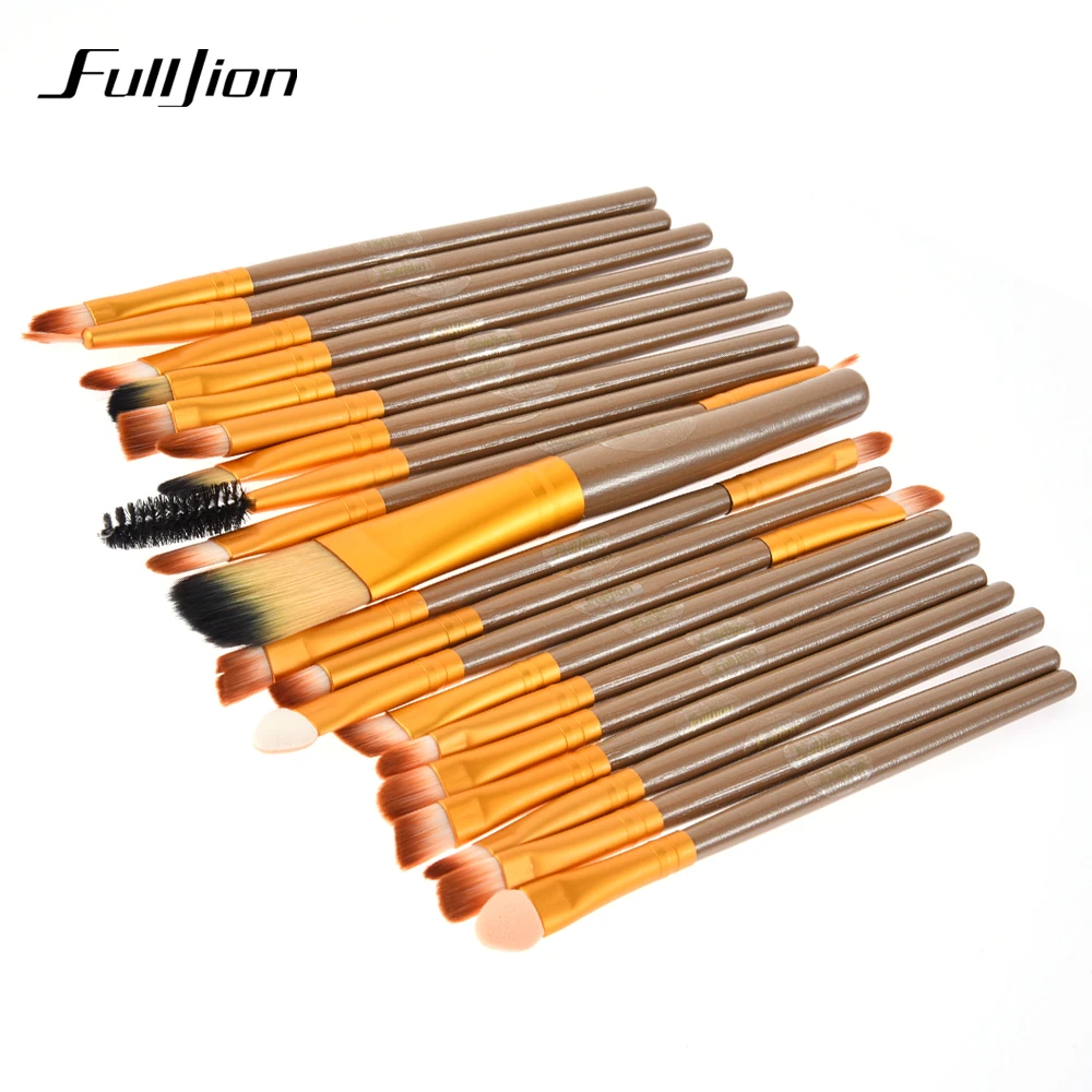 Набор кистей для макияжа Fulljion 20 шт. цвет розовый/черный|make brushes|make up brushesblack makeup brushes