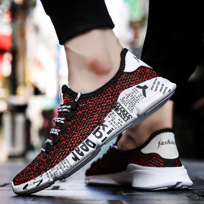 

BomKinta Outdoor Breathable Running Shoes for Men Summer Comfortable Athletic Shoes Air Mesh Light Walking Trainers Zapatillas