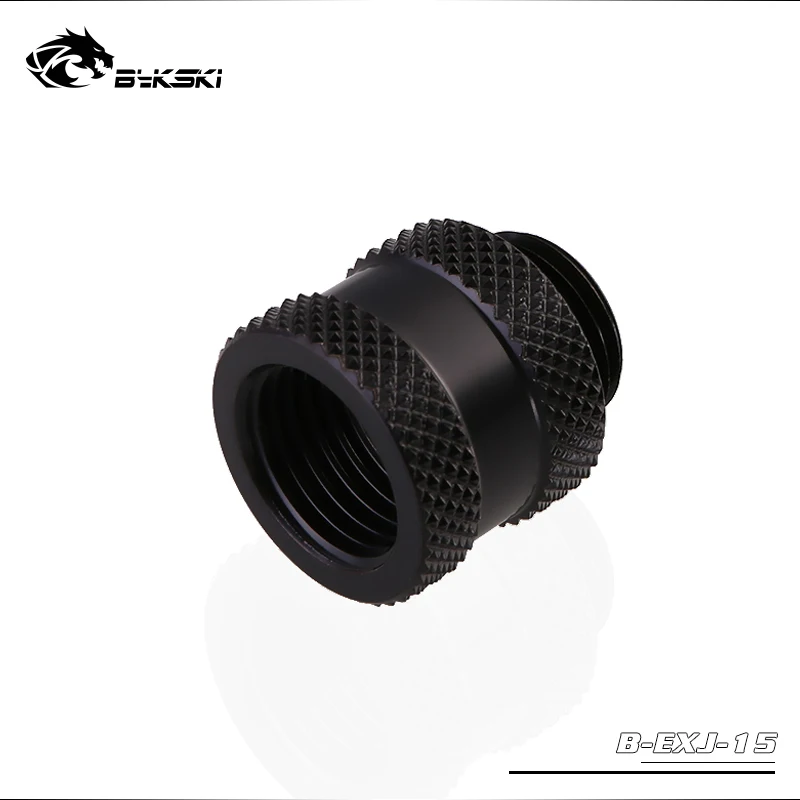 

Bykski water cooling male to female 15mm extender,Black ,Silver,gold,white,Red,Blue water cooling fittings,G1/4"B-EXJ-15