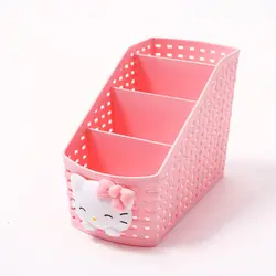 Keythemelife ящик рабочего стола хранения рисунок «Hello Kitty» многоцелевой корзина для хранения Box Макияж Организатор BF