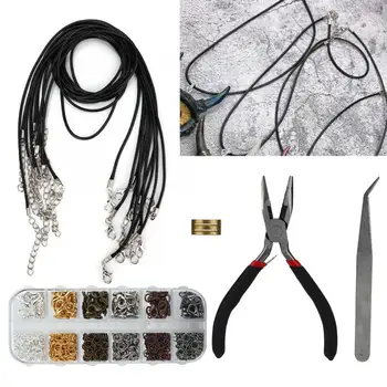 

Professional 12 Grid Metal Lobster Claps Closed Circle Jewelry Processing Tool with Tweezers DIY Jewelry Making Accessories