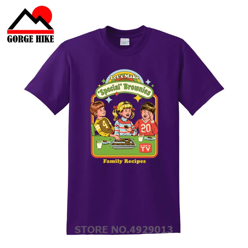 Летняя забавная футболка унисекс с ностальгией Let & amp#39s Make Special Brownies Kid Game Vintage 80s