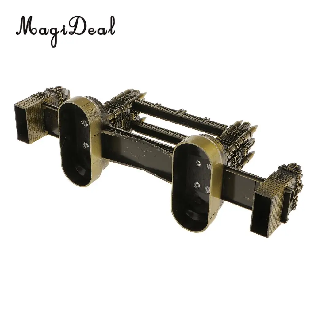 MagiDeal 10cm Vintage Metal Model London Tower Bridge Statue Model for Bedroom Home Bars Cafes Restaurants Decor