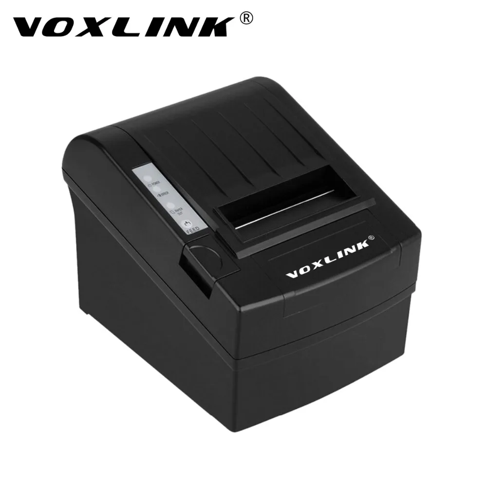 80MM POS Thermal Receipt Printer Thermal Line Auto Cutter Paper Printing with Serial + USB + Ethernet Speed 300mm/s 300 mm s print speed black 80mm pos thermal receipt printer auto cutter cut windows2000 xp vista 8 10 linux usb ethernet