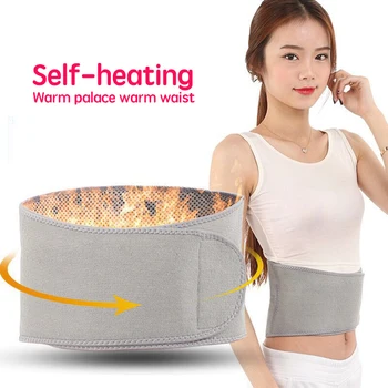 

New Self-heating tactical belt Magnet magnetic therapy Plus velvet to keep warm Postpartum dysmenorrhea warm belly sweat belt
