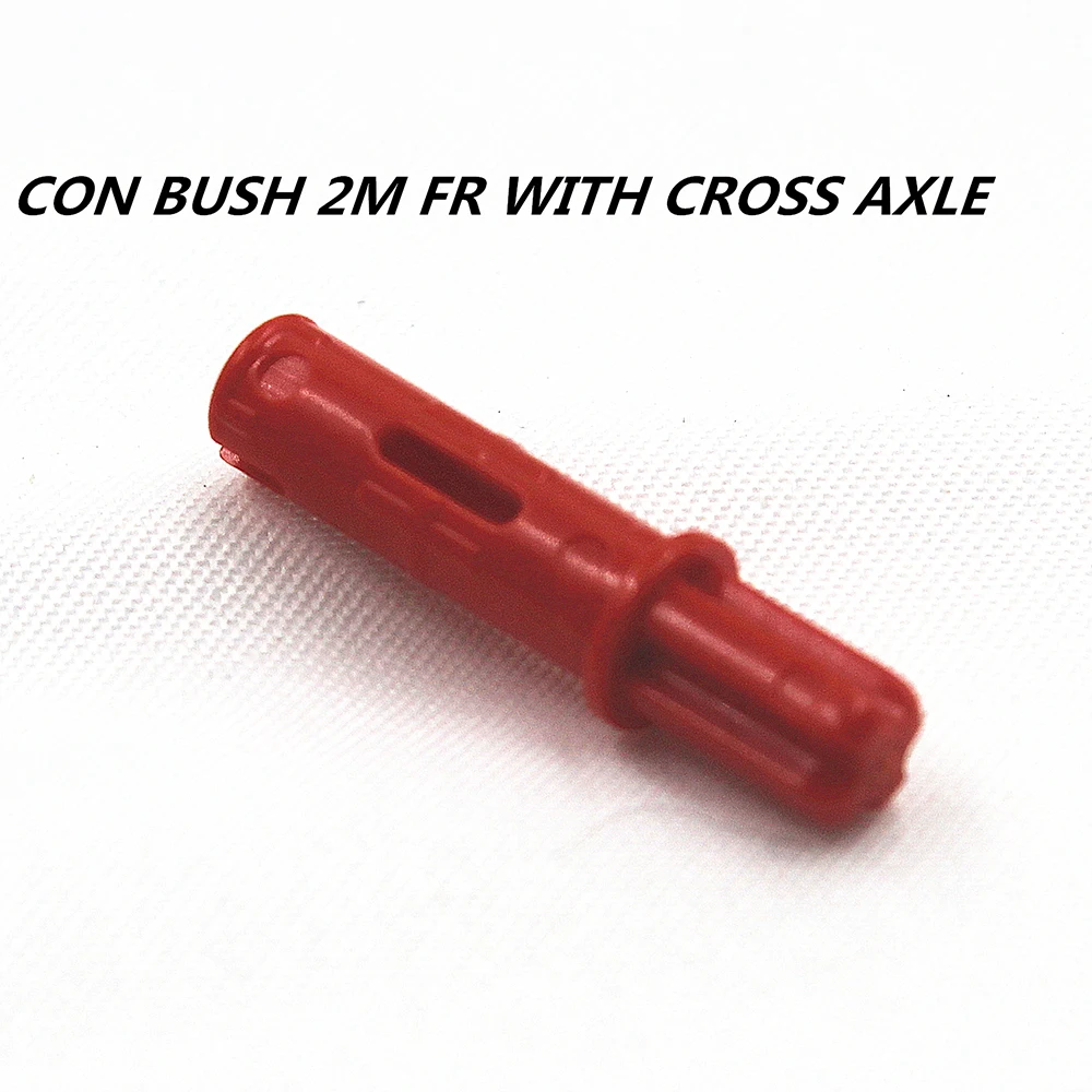 LEGO LOT OF 100 NEW RED TECHNIC BUSH AXLE CONNECTOR PIECES PARTS