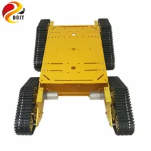4WD робот отслеживаемый Танк шасси автомобиля TD900 с шасси из алюминиевого сплава/Рама Роботизированная рука интерфейс отверстия DIY RC игрушка