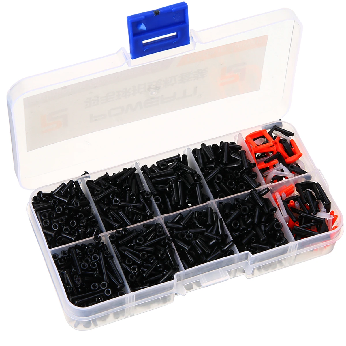 

Hot Sale 1500Pcs/Box Black Nylon Badminton Racket Racquet Grommets Eyelets Protector Stringing Tools And Accessories