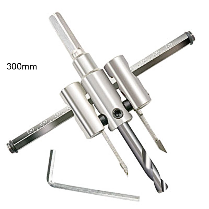 

Adjustable Drill Bit Woodworking Hole Opener Metal Wood Circle Hole Saw Drill Bit Cutter PAK55