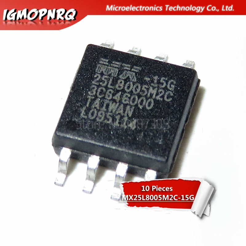 10 шт MX25L8005M2C-15G СОП MX25L8005M2C SOP8 25L8005M2C СОП-8 25L8005M2C-15G 25L8005