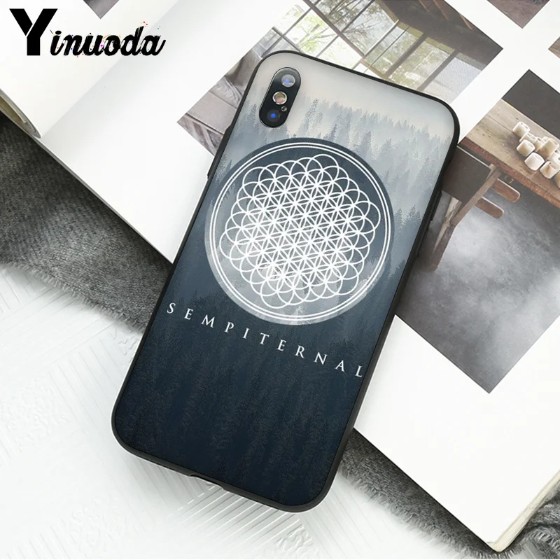 Yinuoda BMTH Bring Me the Horizon TPU черный чехол для телефона чехол для Apple iPhone 8 7 6 6S Plus X XS MAX 5 5S SE XR чехол