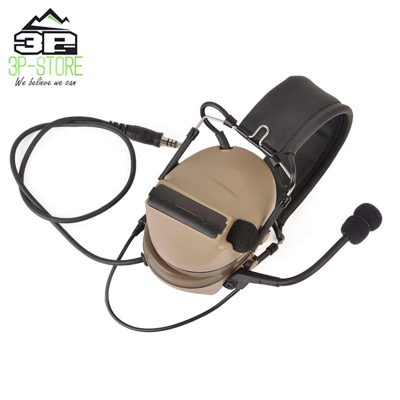 

Z-tactical Hunting Headphones Comtac ii Headset Noise Reduction Military Radio and Tactical Peltor U94 PTT Z041-DE+Z113