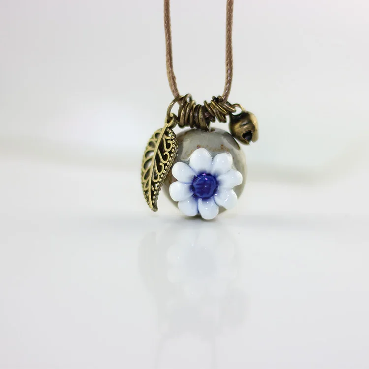 

Hand knead floret clavicle necklace brief paragraph all sorts of national wind restoring ancient ways free shipping #1807