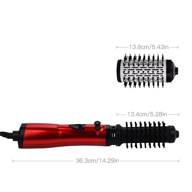 2 em 1 alisador de cabelo rolo