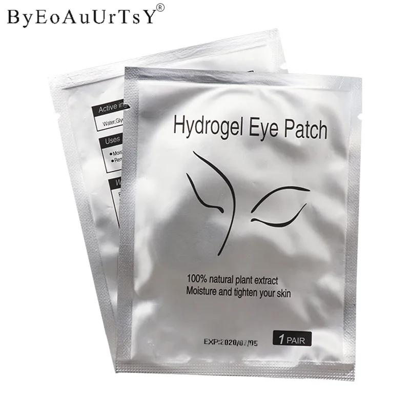 50pcslot Eyelash Extension Under Eye Pads Paper Patch Eye Tips Sticker Wraps New Paper Patches for Eyelash Makeup Tools 2018 (2)