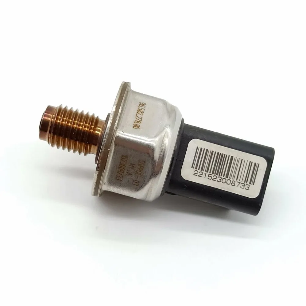 Fuel Rail Pressure Sensor 55PP06-03 9658227880 1920GW For Peugeot 307 206 Citroen C1 C2 C3 C4 Xsara Berlingo Picasso 1.4 1.6 HDI |