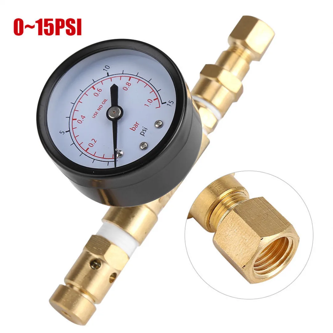 Шаровой регулируемый клапан 0 ~ 15psi для подачи пива в бочке G1/4|Другие инструменты