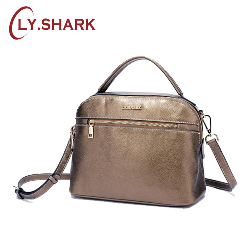 

LY.SHARK New Messenger Women Shoulder Bag Fashion Female Bag Ladies Genuine Leather Crossbody Bags For Women 2019 Famous Brand