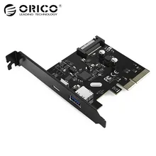 ORICO PCI-E Expansion Card Adapter USB3.1 Type-C 10 Gbps Express Card ASM1142 Chipset Support Hot Swapping