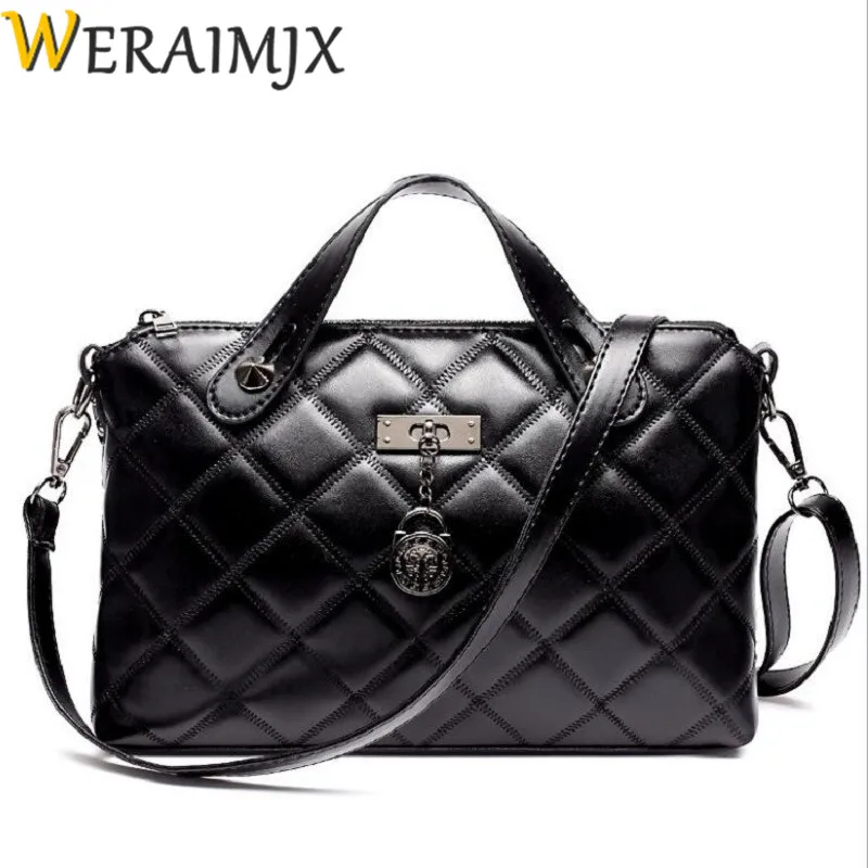 

WERAIMJX Luxury Handbags Women Bags Designer Shoulder Messenger Bag Bolsa Feminina Chain Genuine Leather Bags MJ303