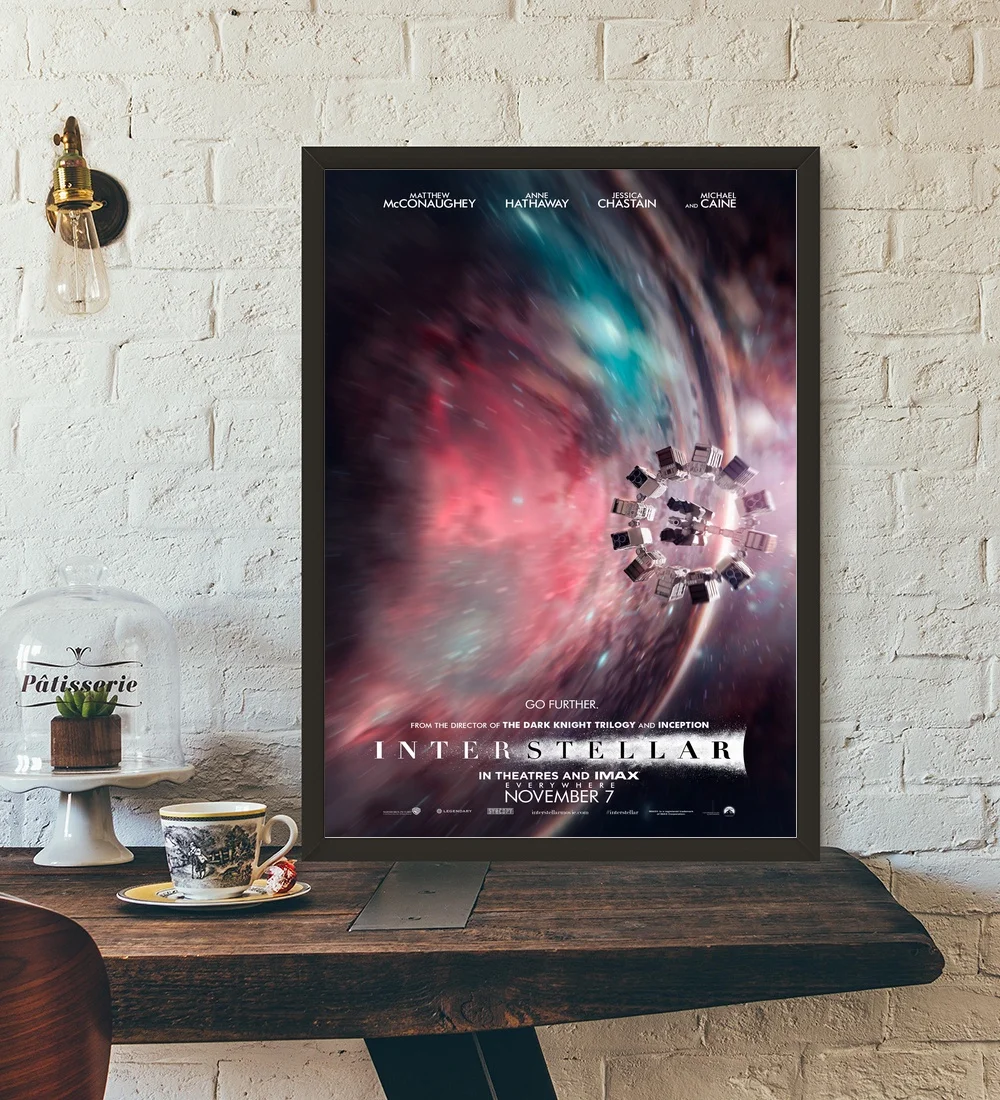 Interstellar Christopher Nolan Movie Wall Art Wall Decor Silk Prints Art Poster Paintings For Living Room No Frame
