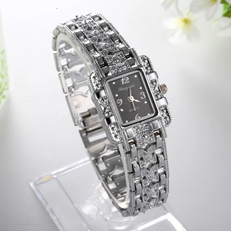 

Luxury Brand Fashion Silver Special Style Watch Women's Watches Bracelet Watch Full Steel Watch Clock montre homme reloj mujer