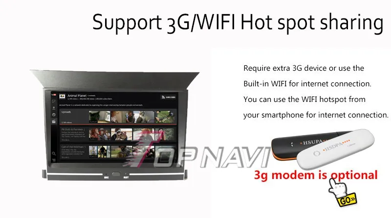 Sale Topnavi 7" Quad Core Android 6.0 Car GPS Navigation for Pilot 2009 2010 2011 2012 Autoradio Multimedia Audio Stereo,NO DVD 25