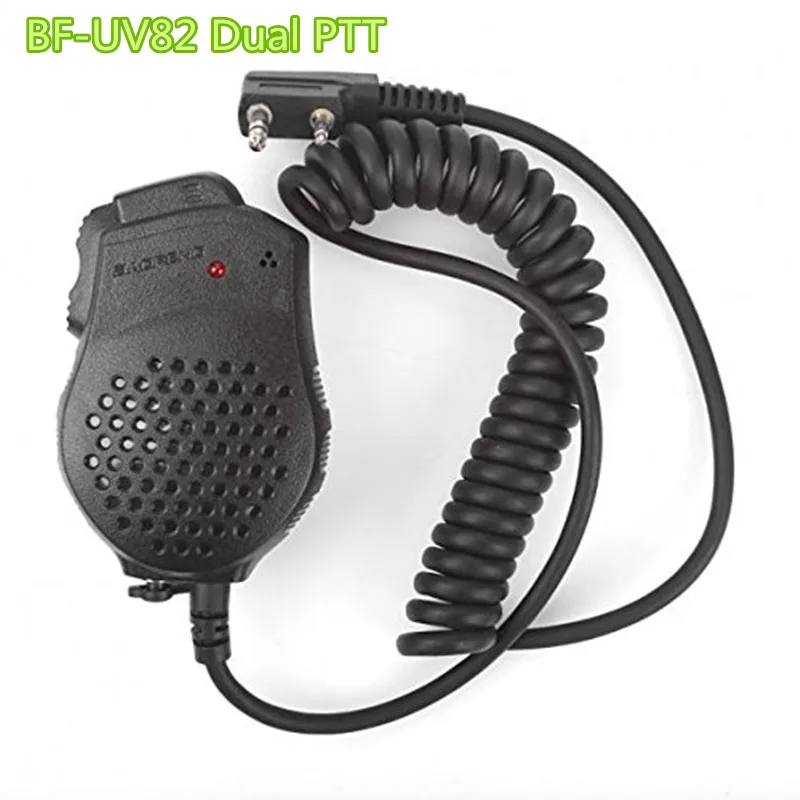 Оригинальный Baofeng UV 82 двойной PTT Динамик Микрофон для раций UV82 | Мобильные