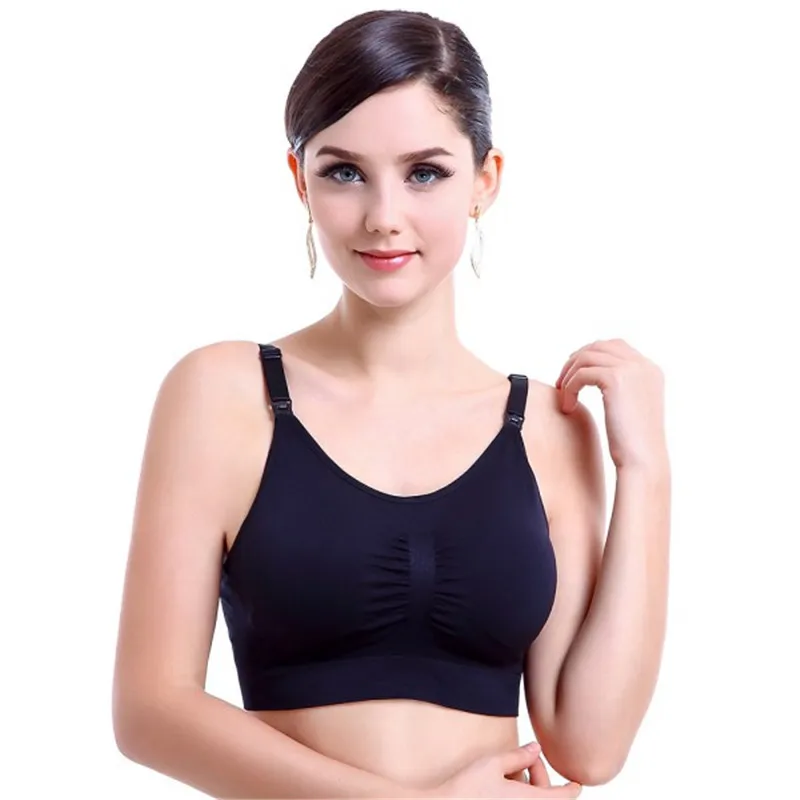 Pregnant Women Push Up Bra Tank Tops Full Padded Brassiere Nursing