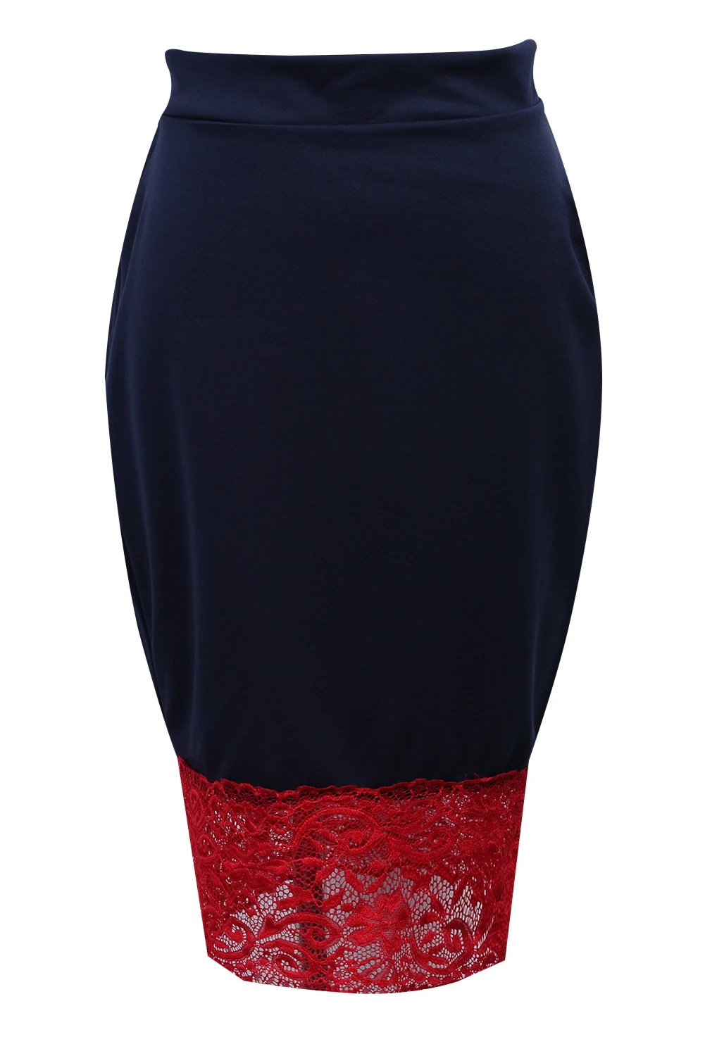Женские OL замшевые однотонные женские юбки-карандаш с высокой талией Базовая облегающая юбка миди черная сексуальная эластичная официальная офисная юбка - Цвет: Синий