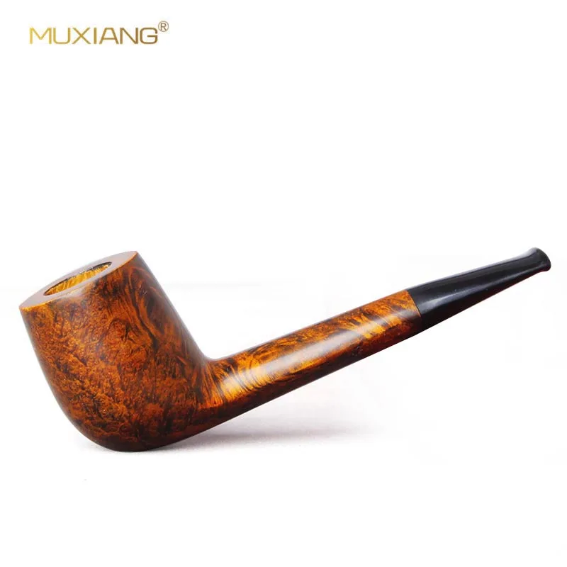 MUXIANG 1 шт. Briar деревянная табачная трубка канадская для курения 3 мм Металлические