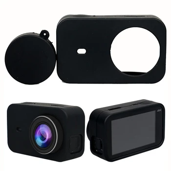 

Camera Silicone Housing Case Camera Case For Xiaomi Mijia 4K Mini Action +Lens Cap Cover Protector Accessories