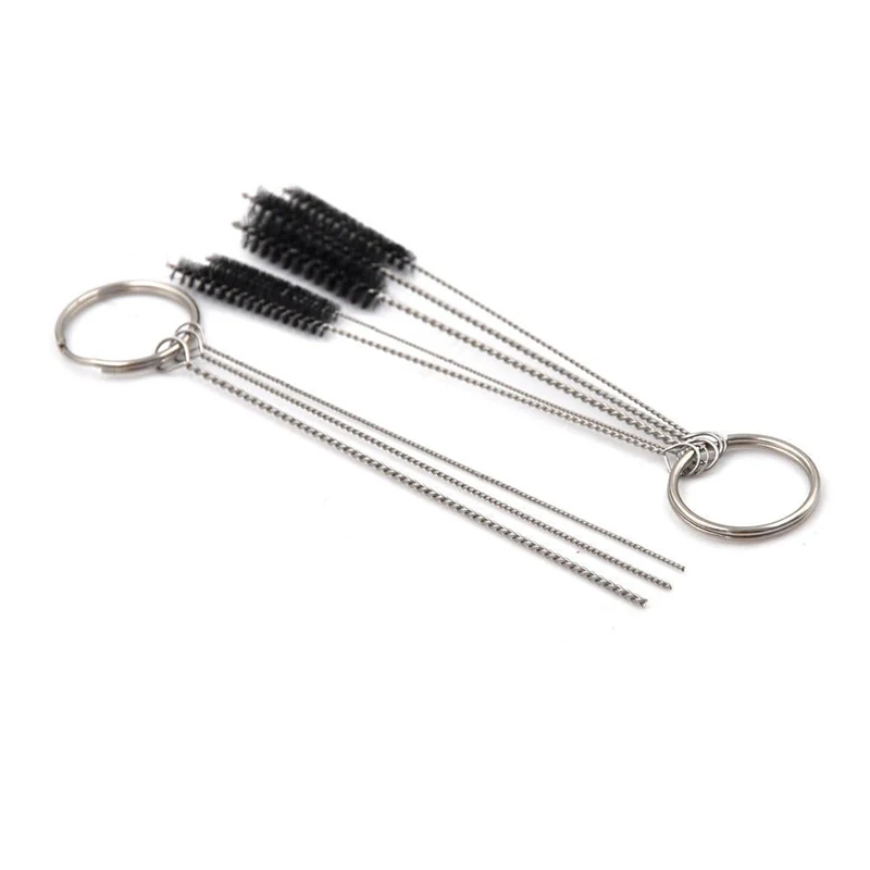 11 pieces of spray gun cleaning spray repair needle stainless steel dusting brush4