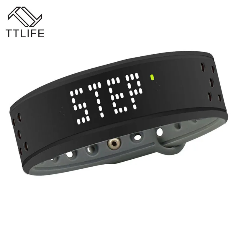 TTLIFE Brand Smart Bracelets Bluetooth Heart Rate Monitor Smart Wristband Movement Fitness Sleep Tracker Pedometer Smart
