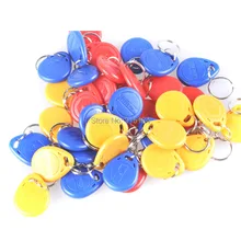 100 шт./пакет брелок для ключей 125 кГц EM4305 близость ABS теги для чтения и записи перезаписываемый Дубликатор копировальный аппарат контроля доступа по отпечаткам