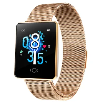 

Fashion Women Smart Watch waterproof Heart Rate Sport Fitness Tracker Lady Bracelet girl gift WristBand Clock For IOS Android