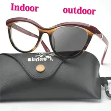 Близорукость фотохромные солнцезащитные очки готовые леопардовые женские оправа для очков от близорукости с цветными линзами солнцезащитные очки близорукость очки NX